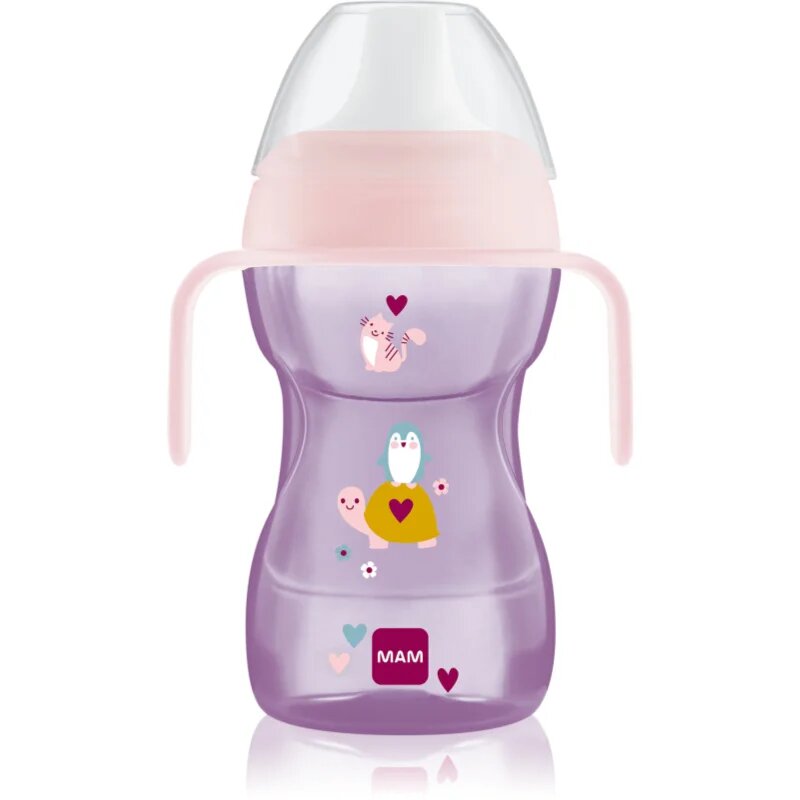 MAM Fun to Drink Cup cană pentru antrenament Pink 1 buc