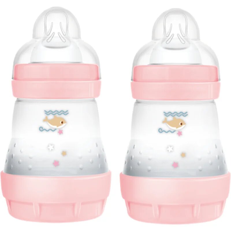 MAM Perfect Star Anti-colic Bottle biberon anticolici 0m+ Pink 2x160 ml