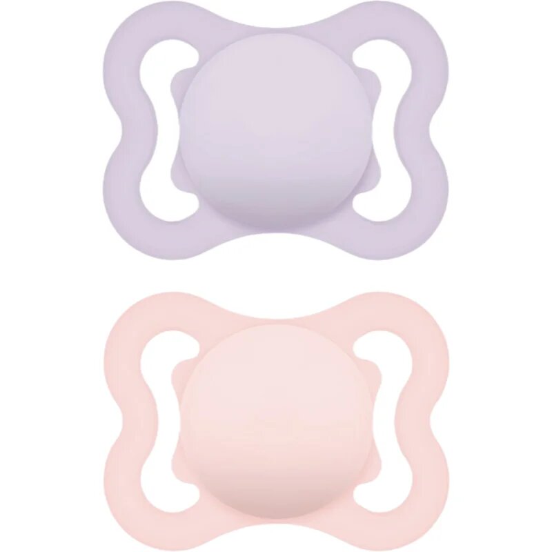 MAM Supreme 0m+ suzetă Purple/ Pink 2 buc