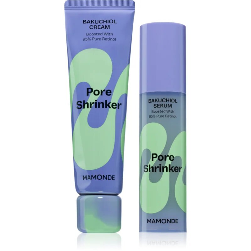 MAMONDE Pore Shrinker Bakuchiol set hidrateaza pielea si inchide porii