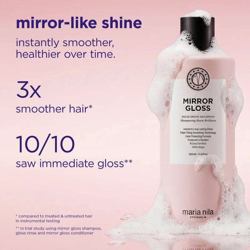 Maria Nila Mirror Gloss Shampoo sampon hranitor pentru un par stralucitor si catifelat 350 ml