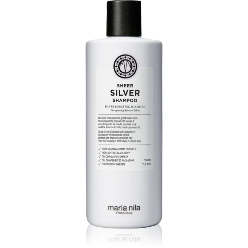 Maria Nila Sheer Silver Shampoo șampon pentru neutralizarea tonurilor de galben 350 ml