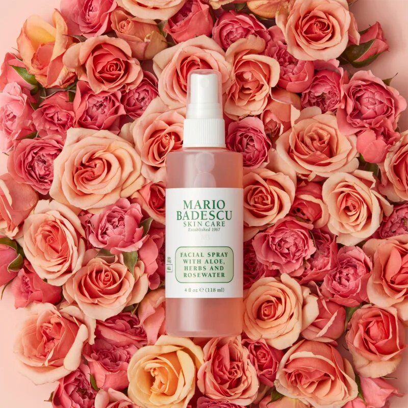 Mario Badescu Facial Spray with Aloe Herbs and Rosewater ceață facială tonică pentru luminozitate si hidratare 236 ml