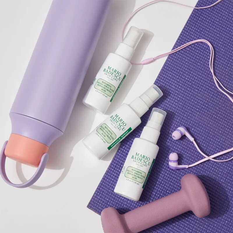 Mario Badescu Repairing Facial Spray With Hypochlorous Acid spray facial recuperator pentru netezirea pielii 59 ml