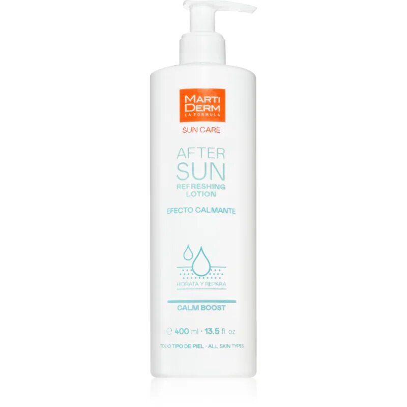 MartiDerm Sun Care After Sun Refreshing Lotion crema cu efect calmant dupa expunere la soare 400 ml