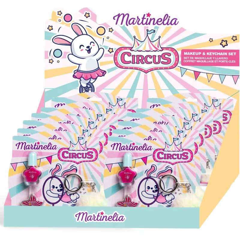 Martinelia Circus Makeup & Keychain set pentru copii 3+