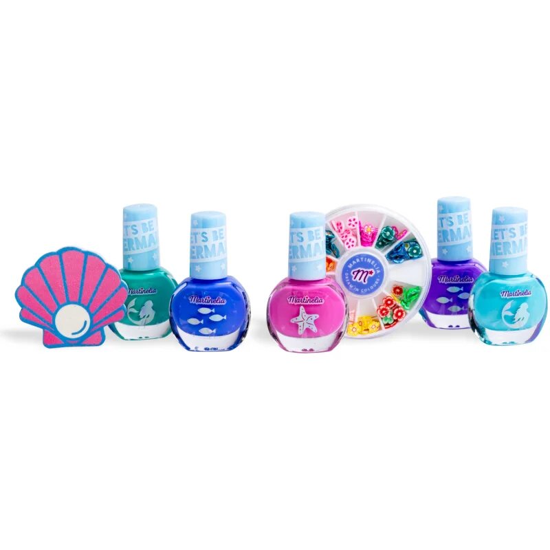 Martinelia Let´s be Mermaid Nails Design Kit set pentru unghii pentru copii 3+