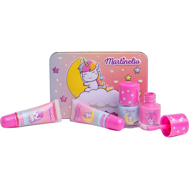 Martinelia Little Unicorn Makeup Tin Set set cadou pentru copii
