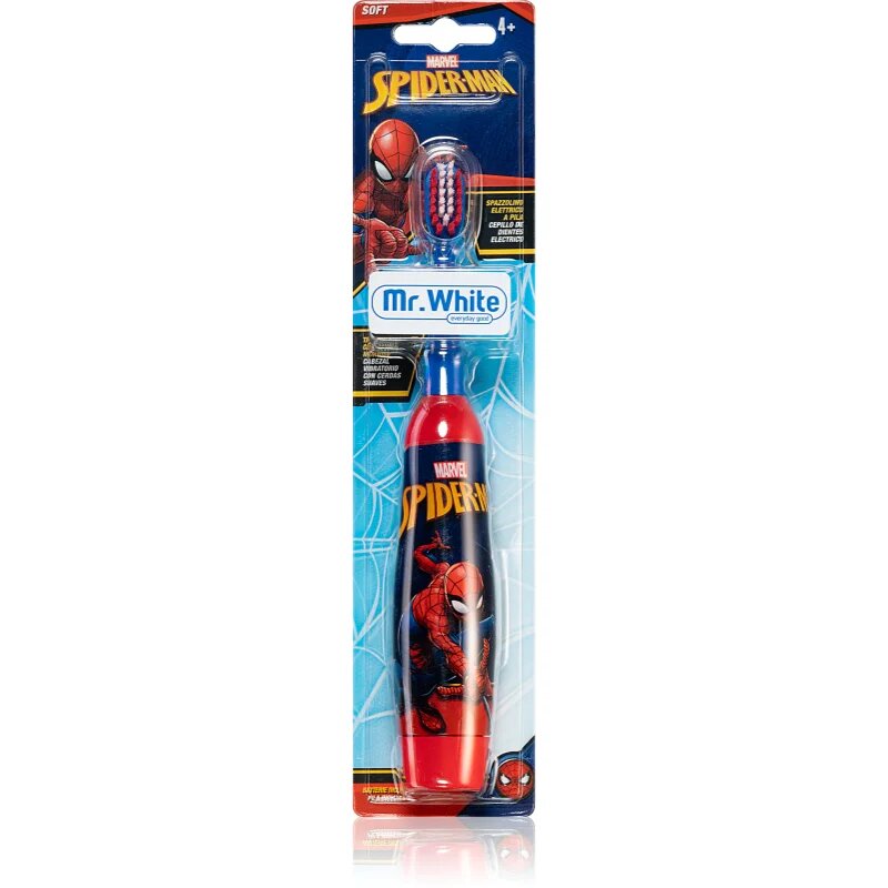 Spiderman Battery Toothbrush baterie perie de dinti pentru copii fin 4y+ 1 buc