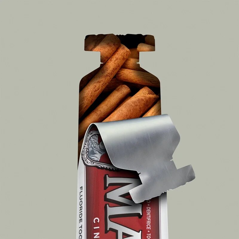 Marvis The Mints Cinnamon pastă de dinți aroma Cinnamon-Mint 25 ml