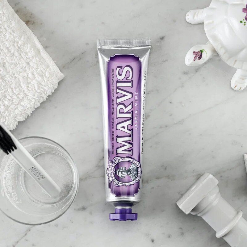 Marvis The Mints Jasmin pastă de dinți aroma Jasmin-Mint 85 ml