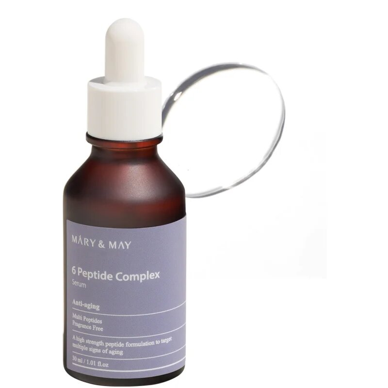 Mary&May 6 Peptide Complex ser regenerator intens cu efect antirid 30 ml