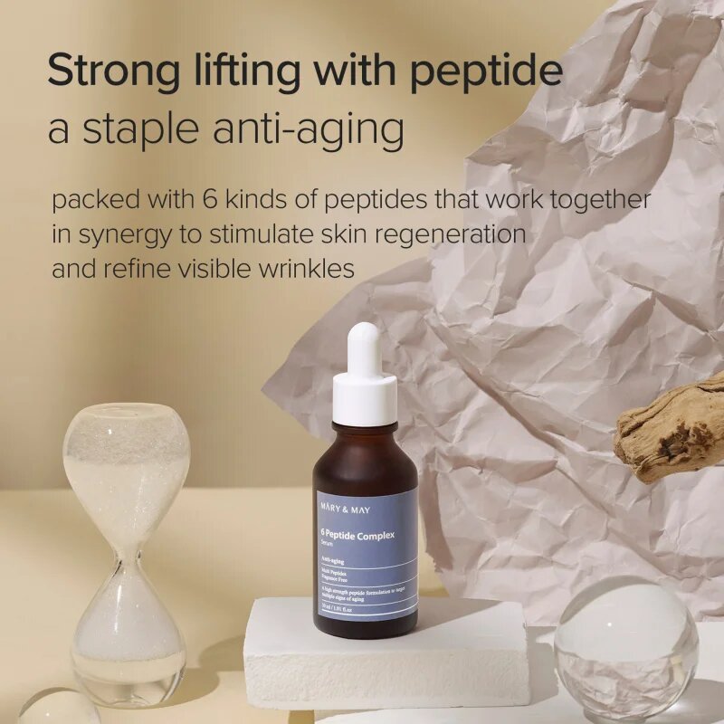 Mary&May 6 Peptide Complex ser regenerator intens cu efect antirid 30 ml