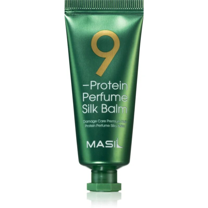 9 Protein Perfume Silk Balm Aplicarea jeturilor de refacere pentru ingrijire pentru par intins 20 ml