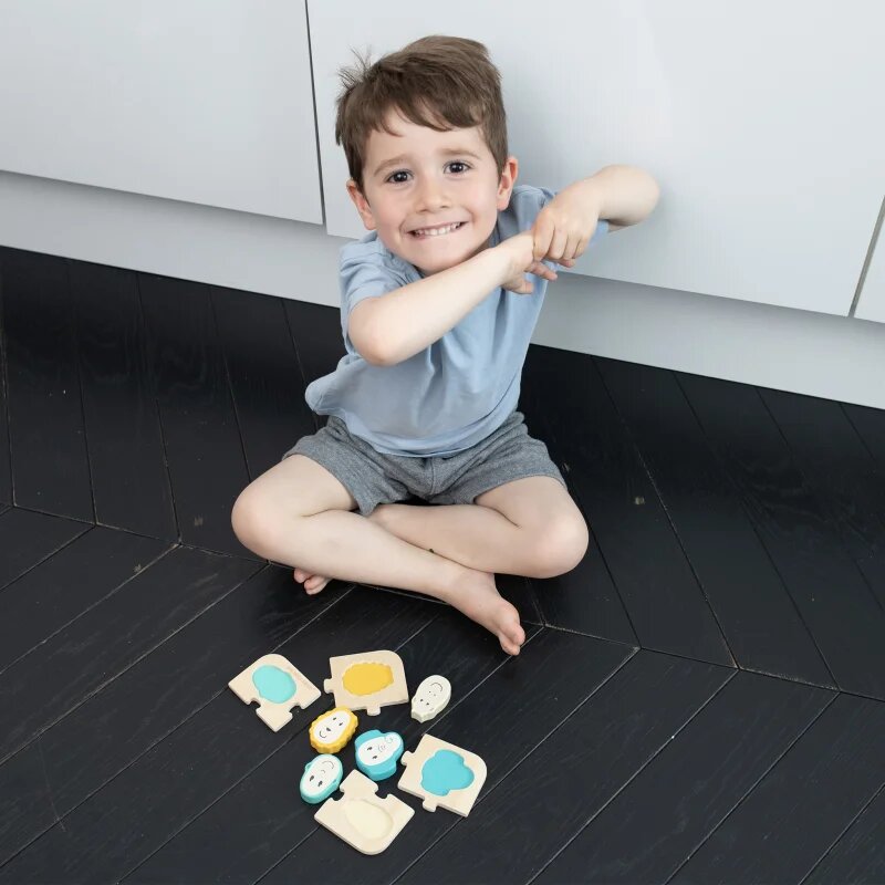 Matchstick Monkey Animal Puzzle Game jucărie interactivă cu piese care se pot insera 1 buc