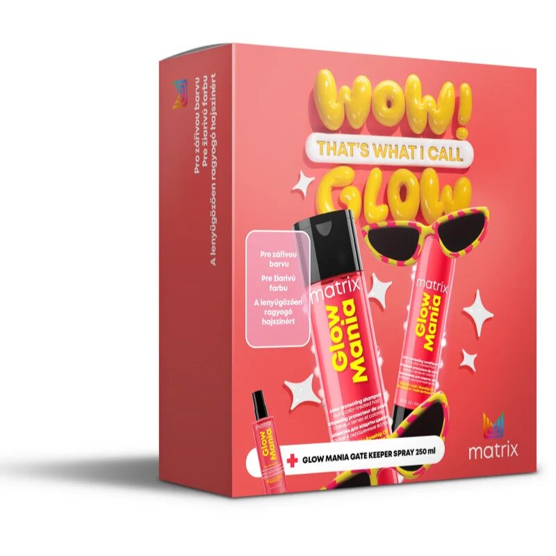 Matrix Glow Mania set cadou pentru păr vopsit
