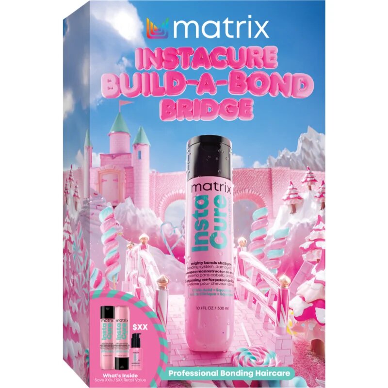 Matrix Instacure Build A Bond set cadou pentru par degradat sau tratat chimic