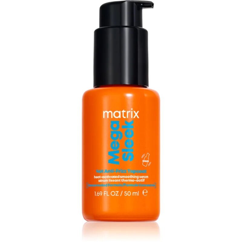 Mega Sleek 96H Anti-Frizz Topcoat ser de păr pentru par indisciplinat 50 ml