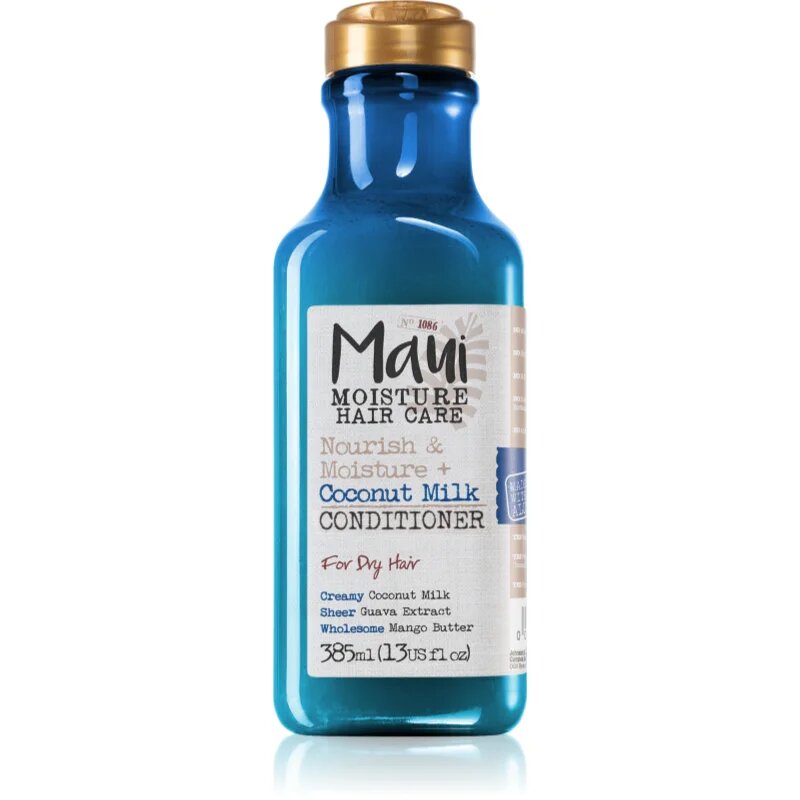 Maui Moisture Nourish & Moisture + Coconut Milk balsam hidratant pentru par uscat 385 ml