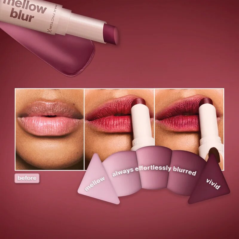 Max Factor 2000 Calorie Mellow Blur ruj crema culoare 040 Cashmere Cherry 3.5 g