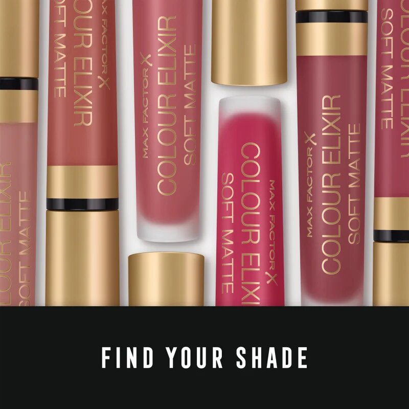 Max Factor Colour Elixir Soft Matte Ruj de buze lichid de lunga durata culoare 025 Raspberry Haze 4 ml