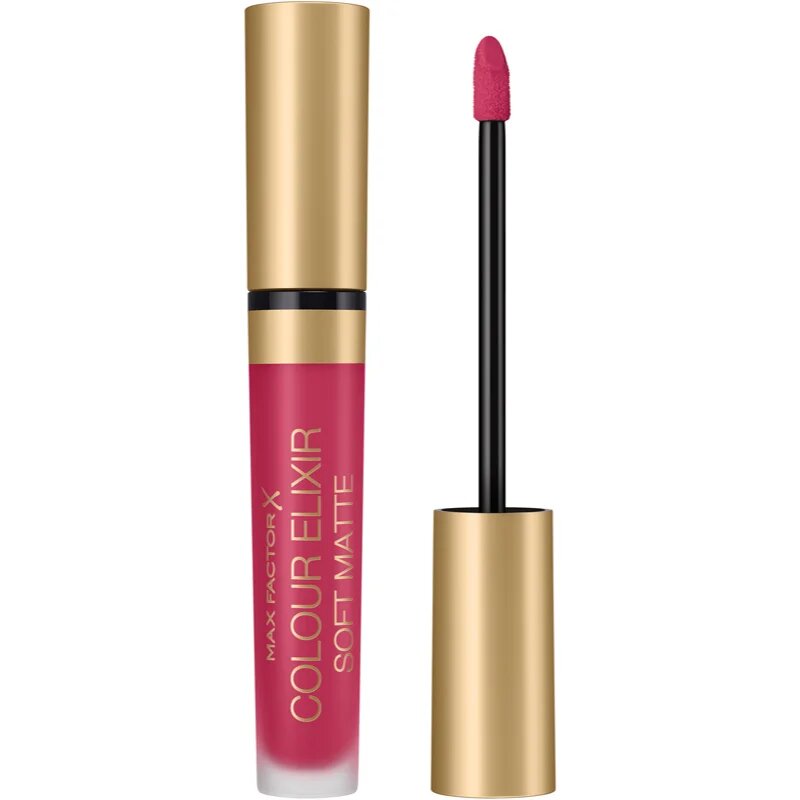 Max Factor Colour Elixir Soft Matte Ruj de buze lichid de lunga durata culoare 025 Raspberry Haze 4 ml