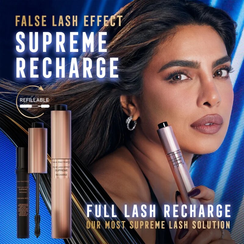 Max Factor False Lash Effect Serum Mascara rimel cu efect de gene false rezervă culoare Black 8 ml