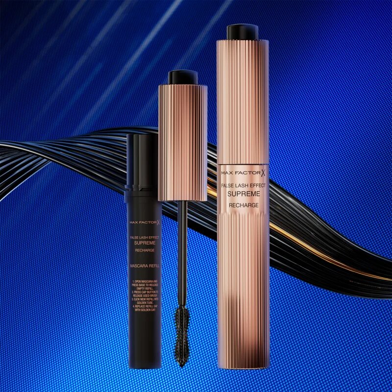 Max Factor False Lash Effect Supreme Recharge rimel cu efect de gene false culoare Black 8 ml