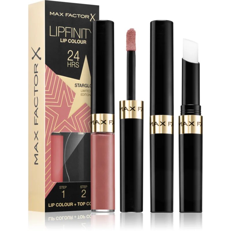 Max Factor Lipfinity Rising Stars Ruj de buze lichid de lunga durata balsam culoare 80 Starglow 1 buc