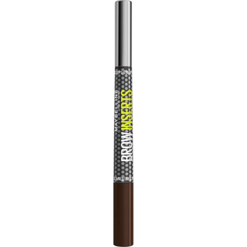 MAYBELLINE NEW YORK Brow Inserts creion pentru sprancene perie 2 in 1 culoare 5 Deep Brown 1.25 ml