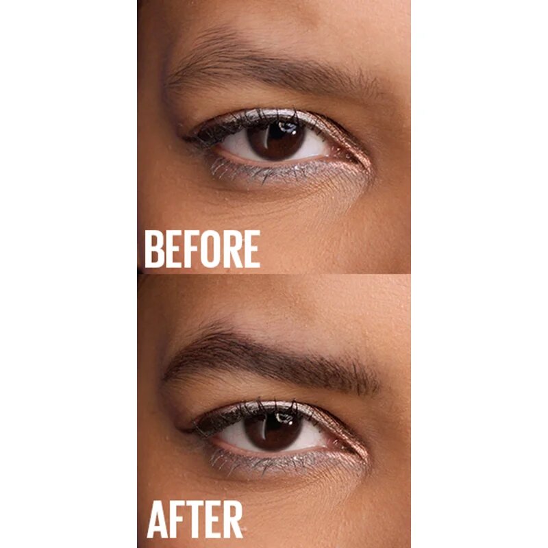 MAYBELLINE NEW YORK Build-A-Brow creion dermatograf cu două capete pentru sprâncene pentru fixare și formă culoare 259 Ash Brown 1 buc