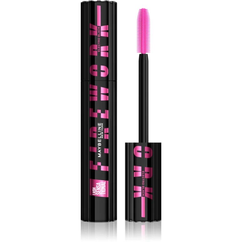 MAYBELLINE NEW YORK Lash Sensational Firework mascara pentru extensie rotunjire si volum negru intens culoare Electro Black 10 ml