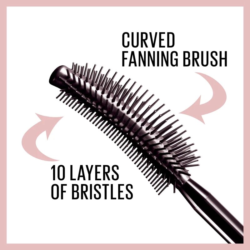 MAYBELLINE NEW YORK Lash Sensational mascara rezistent la apa pentru alungire rotire si volum culoare Black 9.4 ml