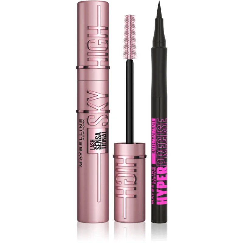 MAYBELLINE NEW YORK Make-Up Set Mascara și creion contur 2x1 buc