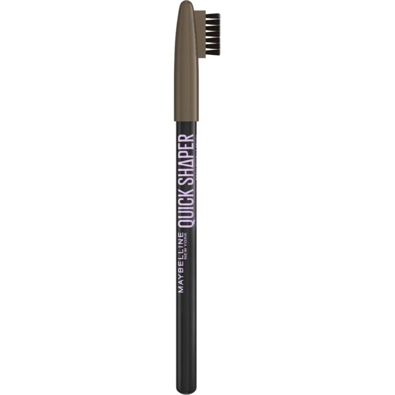 MAYBELLINE NEW YORK Quick Shaper creion sprâncene precise cu pensula culoare 04 Medium Brown 1 buc