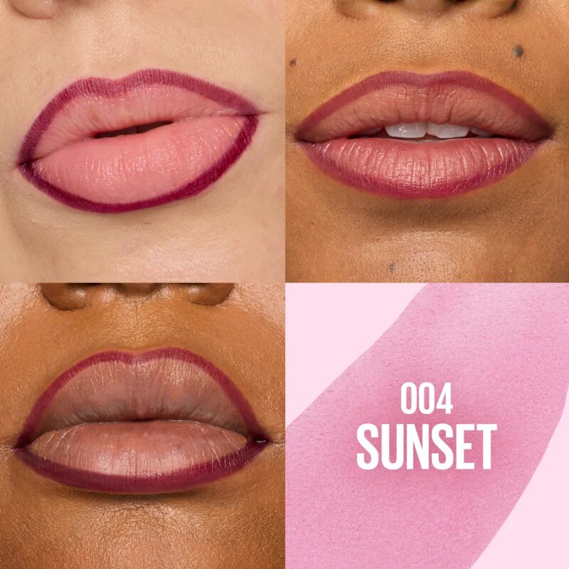 MAYBELLINE NEW YORK SuperStay Peel Off ruj tip tatuaj culoare 004 Sunset 4.8 ml