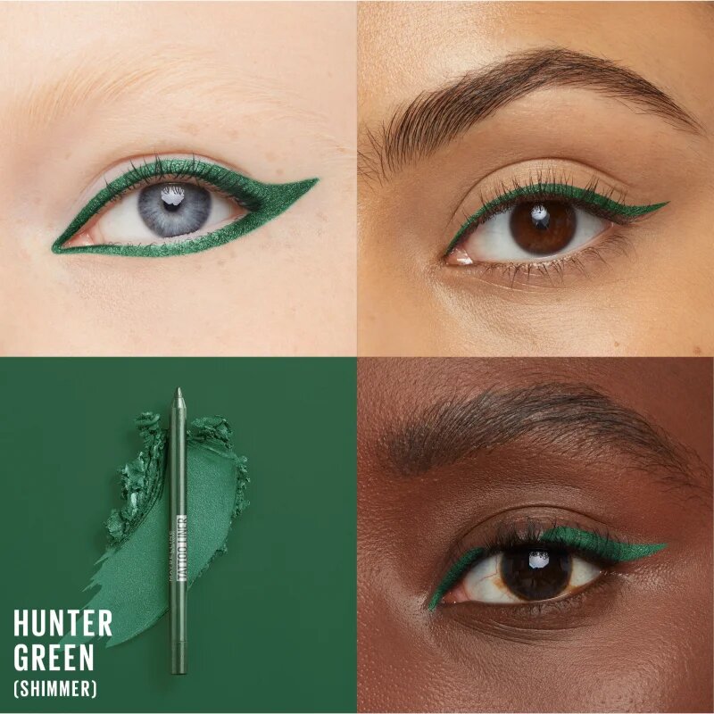 MAYBELLINE NEW YORK Tattoo Liner Gel Pencil gel pentru linia ochilor culoare Hunter Green 1.3 g