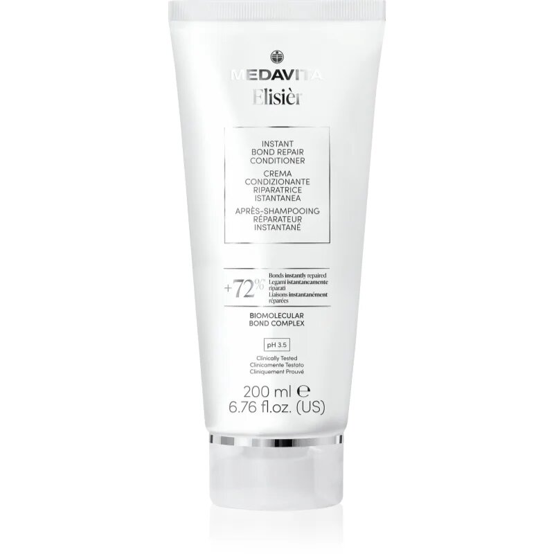 Medavita Elisiér Instant Bond Repair Conditioner balsam pentru intarirea si regenerarea parului pentru par deteriorat 200 ml