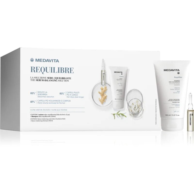 Medavita Requilibre Sebum-Balancing Set set cadou pentru păr