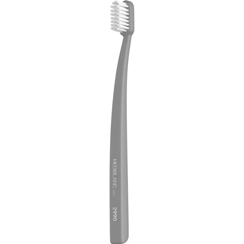 MEDIBLANC 2990 Soft periuțe de dinți fin Grey Blue 2 buc