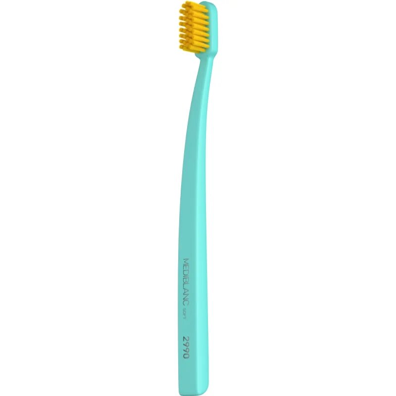 MEDIBLANC 2990 Soft periuțe de dinți fin Grey Blue 2 buc