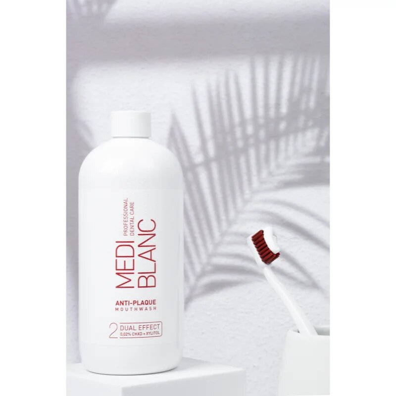 MEDIBLANC Anti-plaque apa de gura antiplaca 500 ml