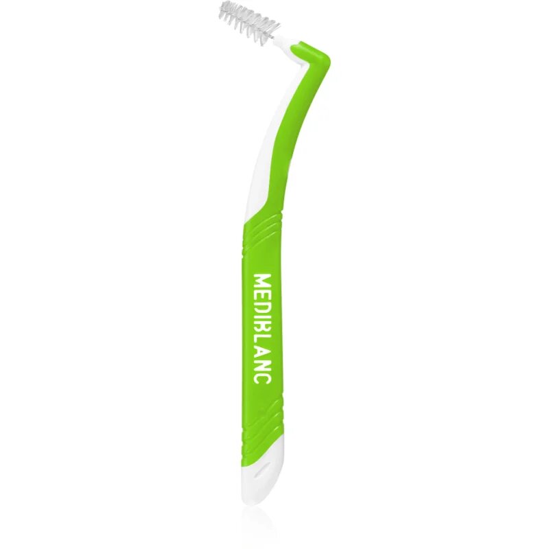 MEDIBLANC Interdental Pick-brush Angle perie interdentara 6 bucati 08 mm Green 6 buc