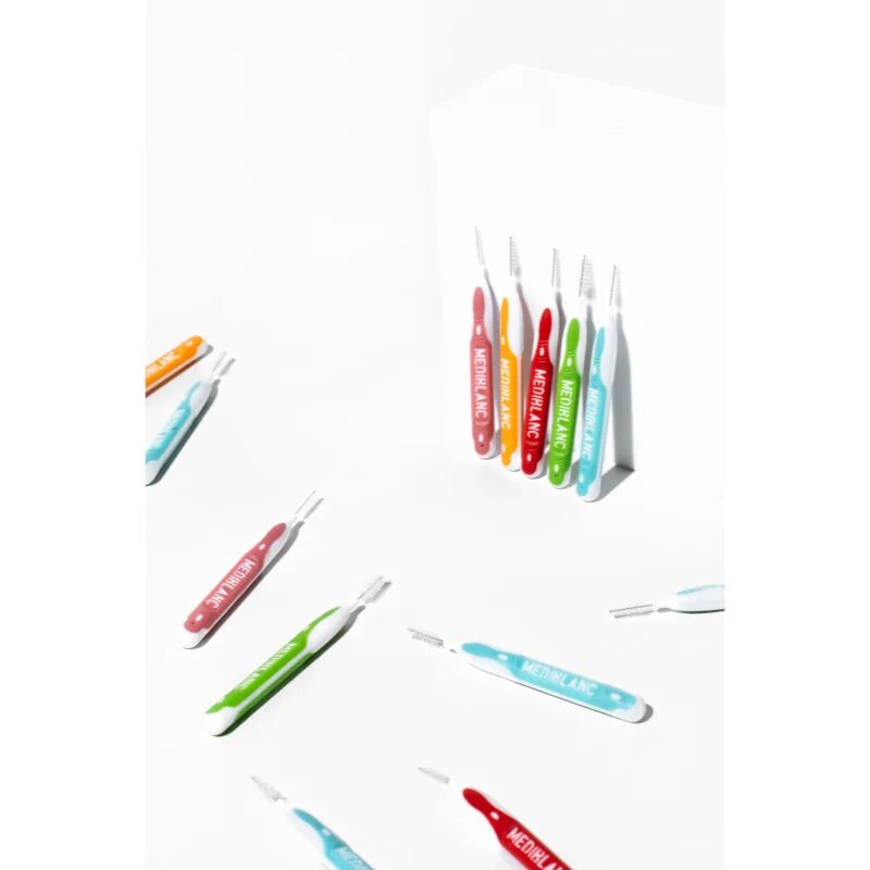 MEDIBLANC Interdental Pick-brush Mix perie interdentara 5 buc