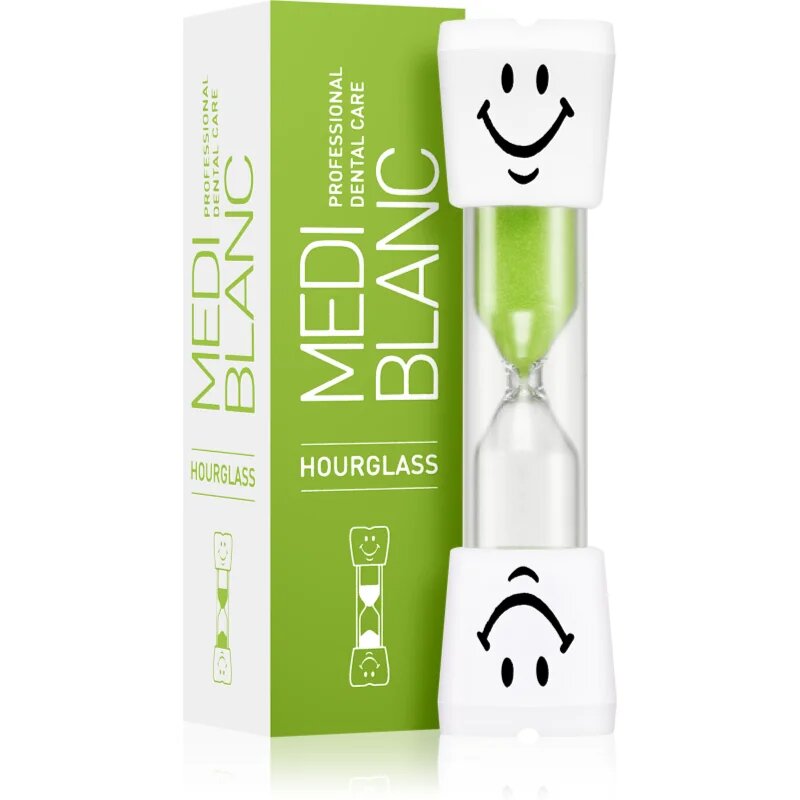 MEDIBLANC KIDS Hourglass clepsidră pentru copii Green 1 buc