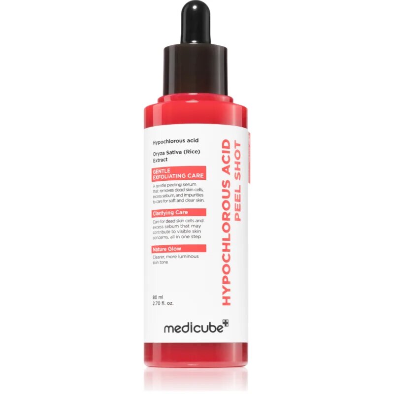 Hypochlorous Acid Peel Shot ser exfoliant de netezire pentru pori dilatati 80 ml