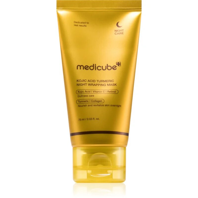 Kojic Acid Turmeric Night Wrapping Mask mască iluminatoare pentru ten mat și neuniform pentru noapte 75 ml