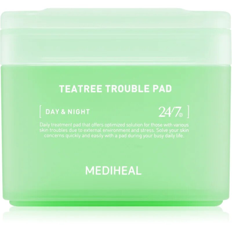 MEDIHEAL Teatree Trouble Pad dischete de tonifiere cu efect calmant 100 buc
