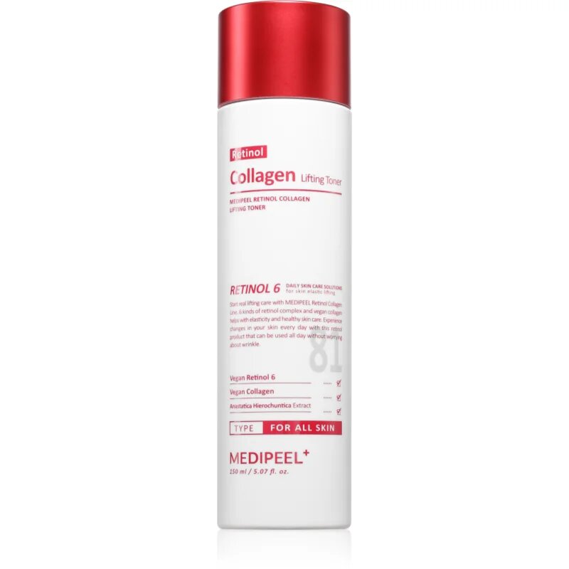 MEDIPEEL+ Collagen lotiune tonica cu efect de hidratare si lifting 150 ml
