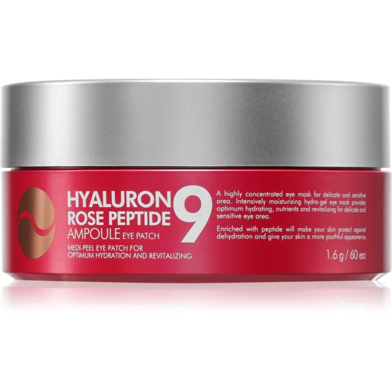 MEDIPEEL+ Hyaluron Rose Peptide 9 Discuri din silicon pentru ochi 60 buc